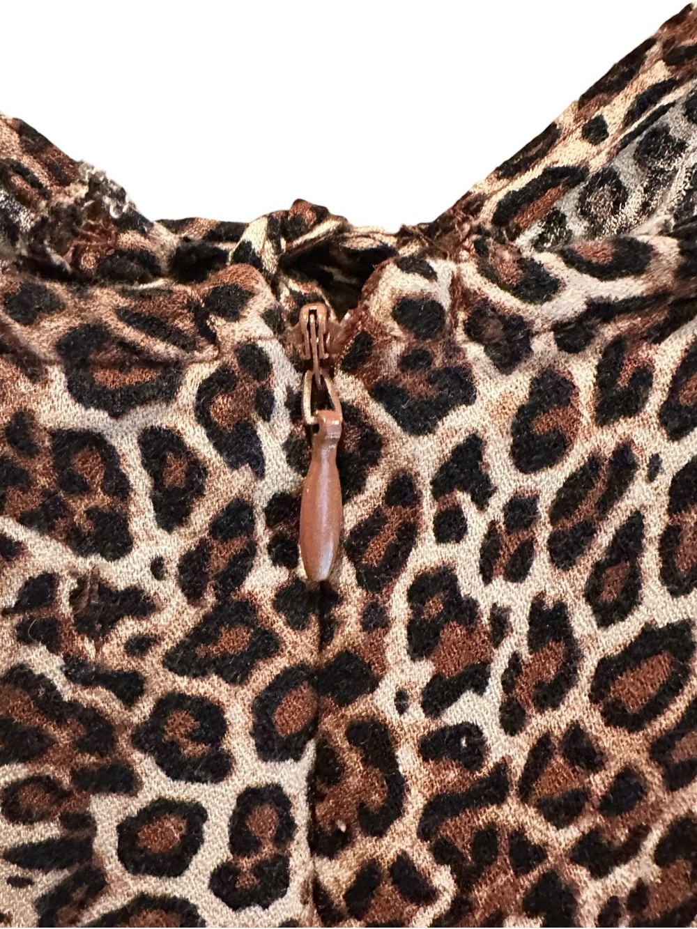Wild Fable Dress, Women's Size Small, Brown Black, Cheetah Print, Sleeveless - Picture 5 of 8